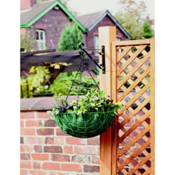 Ambassador Steel Hanging Basket Bracket - 40cm, Black