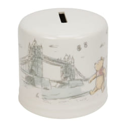 Disney Winnie the Pooh Christopher Robin Ceramic Money Box