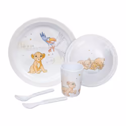 Disney Baby Magical Beginnings Simba 5 Piece Dinner Set