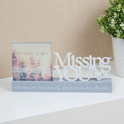 4" x 4" - Celebrations Photo Frame - Missing You