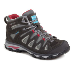 ) Karrimor Womens Isla Mid Weathertite Lace Up Walking Boots - Black C/Pink, UK Size 8 (EU 42, US 10.5