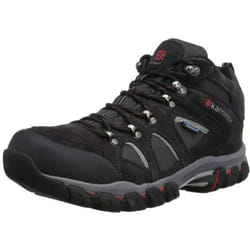 Mens Karrimor Bodmin IV Weathertite Mid Rise Waterproof Hiking Shoes - Black Sea