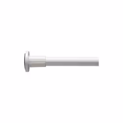 Alterna by Croydex Telescopic Shower Curtain Rod Extends 1100mm to 1830mm White