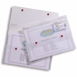 A heavier duty polypropylene wallet file. Sealed corners prevent small items such as pencils from falling out and twin Snopak ...