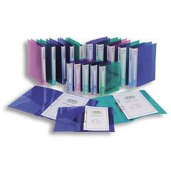 Snopake RingBinder 2-Ring. Electra Blue. 15mm capacity ring binder A4
