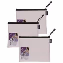 Snopake EVA MESH ZIPPA BAG A5 PK3