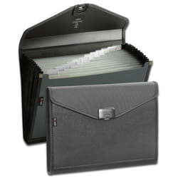 Snopake ZEON ORGANISER 13-PART A4 CHARCOAL