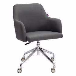 NAUTILUS Designs Girona Contemporary Fabric Medium Back Armchair With
