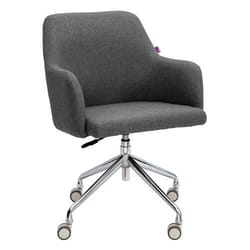 NAUTILUS Designs Girona Contemporary Fabric Medium Back Armchair With