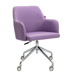 NAUTILUS Designs Girona Contemporary Fabric Medium Back Armchair With