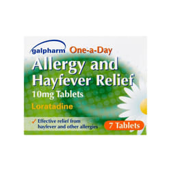 Galpharm Loratadine Allergy & Hayfever Relief 7 Tablets