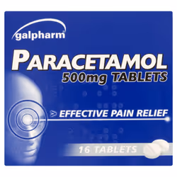 Paracetamol 16 Tablets 500mg Galpharm- Max Order "2"