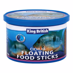 King British Cichlid Floating Food Sticks (with Ihb) 100g (Pack of 6)