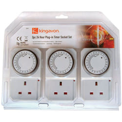 Kingavon Bb-Ts210 24 Hour Plug-In Timer Socket Set
