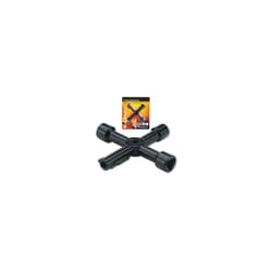 Multipurpose 4-way Utility Key -  key utility 4 way gas meter electric blackspur service radiator 4way bbuk100