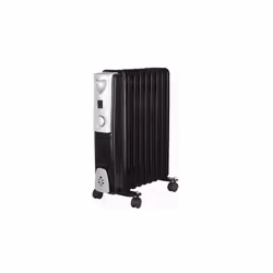 Blac 2kw 9-fin Slimline Oil Filled Radiator - oil filled radiator black electric kingavon bbor111 9fin slimline portable hea ...