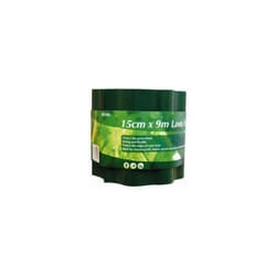 15cm X 9m Lawn Edging -  x green lawn path edge border blade 9m 15cm 12cm 6m multi buy discounts edging flexible plastic garden grass