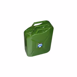20 Litre Heavy Duty Green Metal Jerry/petrol/fuel Can Ideal For Keeping In The - litre green jerry can metal 20 army carrier ...