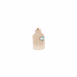 Hot Water Bottle with Cable Knit Cover 1800ml Natural Rubber Cream Polyester