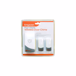 Kingavon BB-DC106 Plug-in Digital Wireless Door Chime with Extra Transmitter