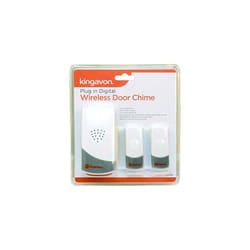 Kingavon BB-DC106 Plug-in Digital Wireless Door Chime with Extra Transmitter