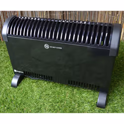 Kingavon Bb-Ch505 Convector Heater Adjustable Thermostat 3 Heat Settings- Black