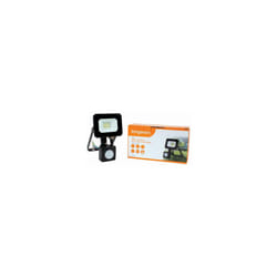 10W LED Floodlight with PIR Sensor IP54 Glass Surface Outdoor Security Light