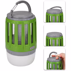 2-in-1 Camping LED Tent Lantern with UV Bug Zapper Insect Killer