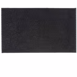 JVL Condor Classic Astro Turf-Look Rubber Scraper Mat, Black, 45 x 75 cm