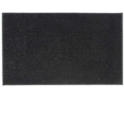 JVL Condor Classic Astro Turf-Look Rubber Scraper Mat, Black, 45 x 75 cm