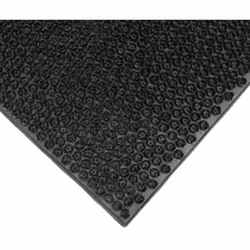 JVL Condor Classic Astro Turf-Look Rubber Scraper Mat, Black, 45 x 75 cm
