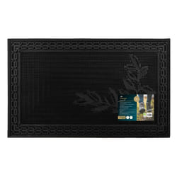 JVL Foliage Scraper Rubber Pin Doormat, 45x75cm