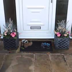 JVL Foliage Scraper Rubber Pin Doormat, 45x75cm - Additional view 7