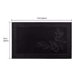JVL Foliage Scraper Rubber Pin Doormat, 45x75cm - Additional view 8