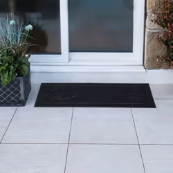 JVL Foliage Scraper Rubber Pin Patio Doormat, 45x120cm - Additional view 7