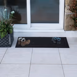 JVL Foliage Scraper Rubber Pin Patio Doormat, 45x120cm - Additional view 8