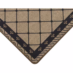 JVL Elegance Door Mat 50 x 75 cm, Diamond