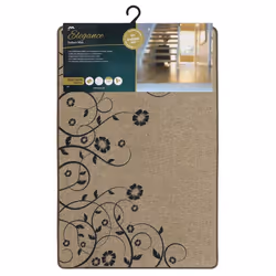 JVL Elegance Door Mat 50 x 75 cm, Trailing Flower