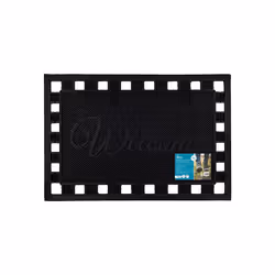 JVL Maiva Welcome Scraper Rubber Studs Doormat 40x60cm