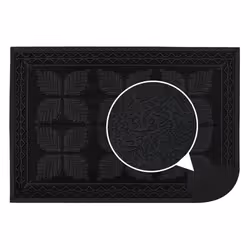 JVL Linden Scraper Rubber Pin Doormat 40x60cm - Additional view 7