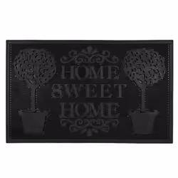 JVL Home Sweet Home Scraper Rubber Pin Doormat, 45x75cm - Additional view 7