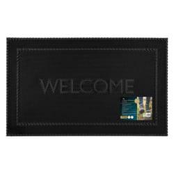 JVL Alvaro Welcome Scraper Rubber Pin Doormat, 45x75cm