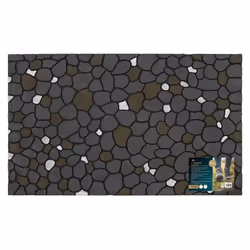 JVL Canyon Scraper Rubber Doormat 45x75cm