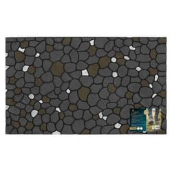 JVL Canyon Scraper Rubber Doormat 45x75cm