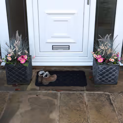 Trellis Rubber Scraper Mat - 40x70cm - Additional view 7