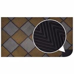 Platina Silver/Gold Rubber D/mat 40x70cm - Additional view 6