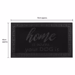 JVL Fauna Home Scraper Rubber Pin Doormat, 40x70cm - Additional view 8