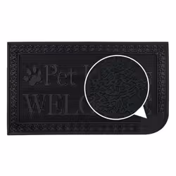 JVL Fauna Lovers Scraper Rubber Pin Doormat, 40x70cm - Additional view 6