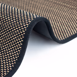 JVL Antarra Machine Washable Doormat, 50x75cm - Black/Brown - Additional view 6