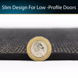 JVL Antarra Machine Washable Doormat, 50x75cm - Black/Brown - Additional view 9